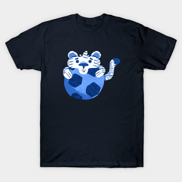 Tigers Love Soccer T-Shirt by arterikas